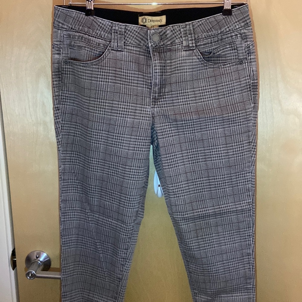 Democracy plaid pants